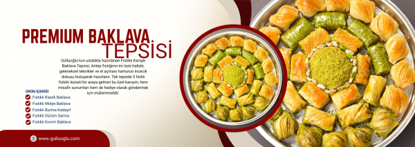 PREMIUM KARIUŞIK TEPSİLİ BAKLAVA